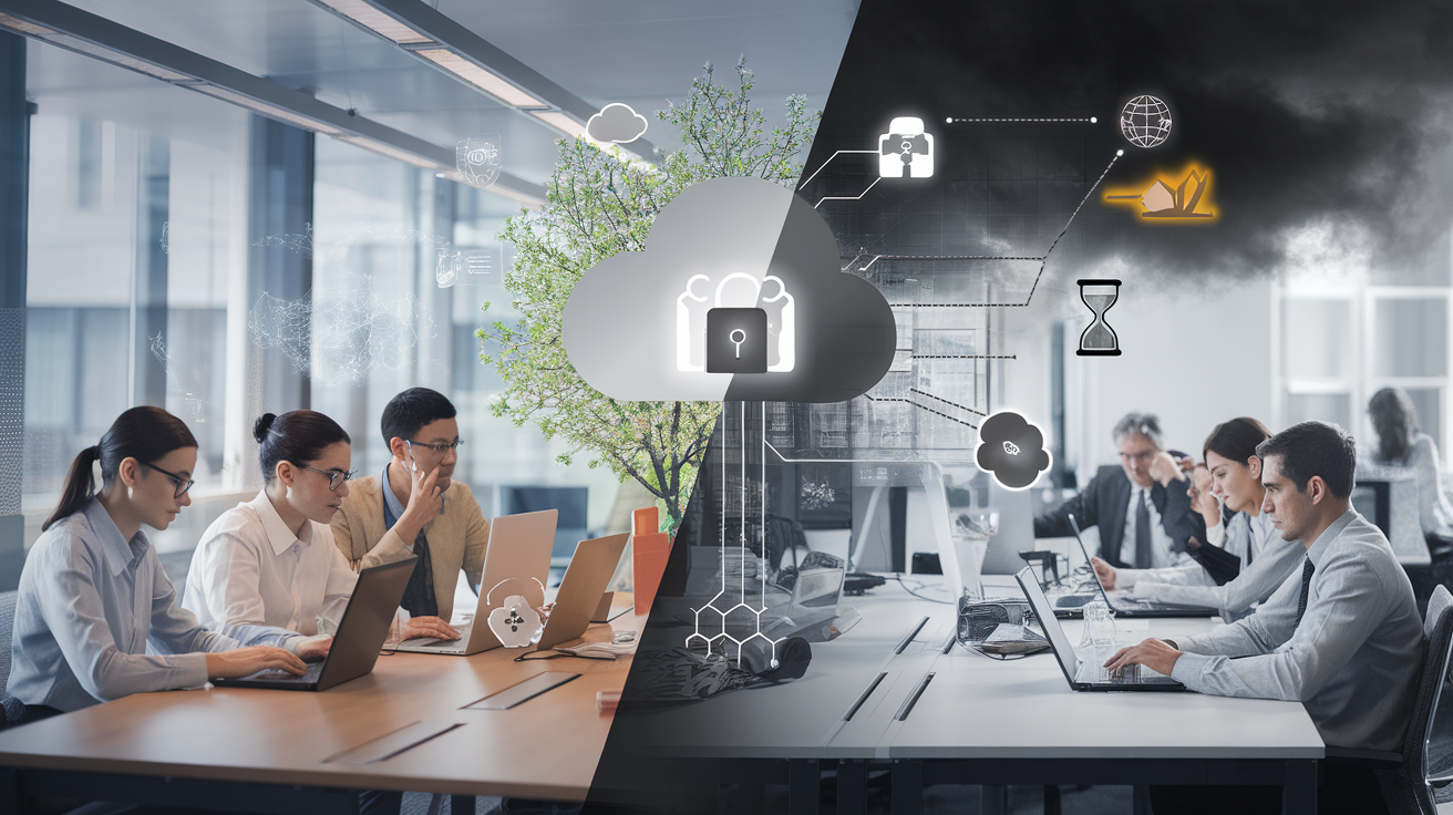 explore the advantages and disadvantages of cloud computing in this comprehensive analysis. discover how cloud technology can enhance efficiency and scalability, while also addressing potential risks and challenges.