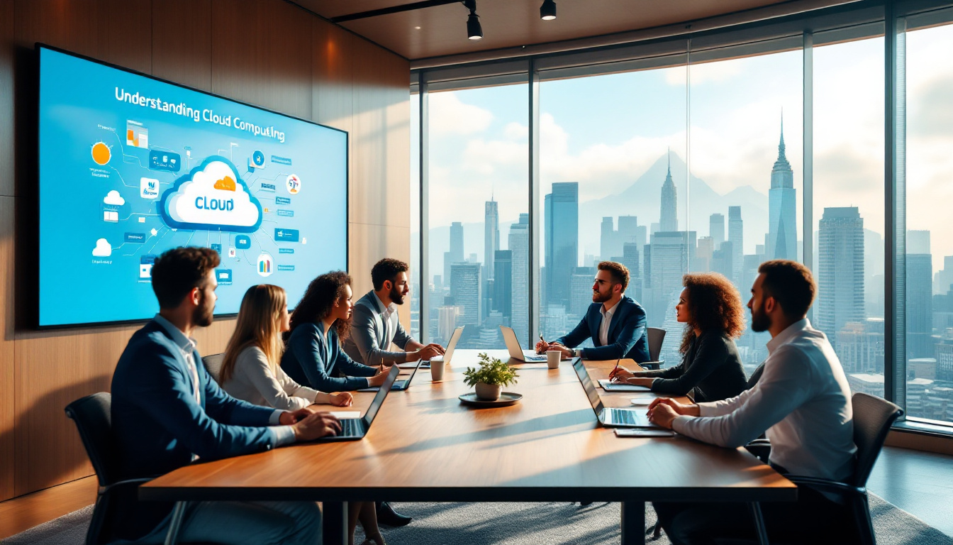 explore the essentials of cloud computing with our comprehensive powerpoint presentation. learn key concepts, benefits, and the impact of cloud technology on modern business. perfect for beginners and professionals looking to enhance their knowledge of cloud services.